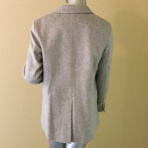 TALBOTS | Brushed Italian Wool Long Blazer - Picture 9 of 12